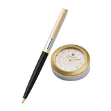 Sheaffer 9475 Ballpoint Pen With Gold Chrome Table Clock