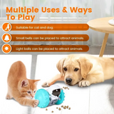Gartig Robot Interactive Pet Slow Feeder, battery free Toys for Pet Increases IQ for Cat & Dog (Pack of 1) (Color May Vary)