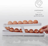 GARTIG Rolling Eggs Holder Dispenser Eggs Storage Box For Kitchen Countertop Cabinet Fridge (Pack of 1)
