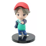 GARTIG Premium BTS 3D Rubber Silicone BTS Army Keychain (Pack Of 7)