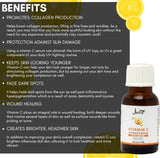 Jeva Vitamin C Serum with Hyaluronic Acid for Anti Aging and Brightening (15ml)