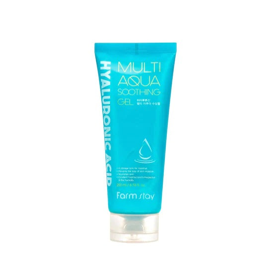 Farmstay Hyaluronic Acid Multi Aqua Soothing Gel  (200 ml)