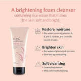 The Face Shop Rice Water Bright Foaming Cleanser (150ml)