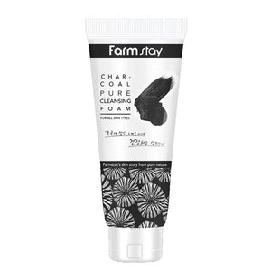 Farmstay Pure Cleansing Charcoal Foam 180ml