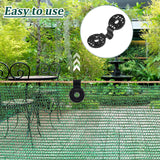 Clip for Fixing Net Cover in Place, Plastic Universal Clip for Fixing Sunshade, Bird Netting, Shade Net Cover for Gardening and Agriculture (30pcs)
