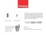 CRYSTAL ABS Plastic Lighter (Color and Design May Vary)
