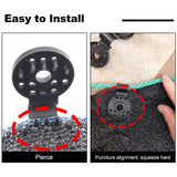 Clip for Fixing Net Cover in Place, Plastic Universal Clip for Fixing Sunshade, Bird Netting, Shade Net Cover for Gardening and Agriculture (30pcs)