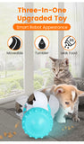 Gartig Robot Interactive Pet Slow Feeder, battery free Toys for Pet Increases IQ for Cat & Dog (Pack of 1) (Color May Vary)