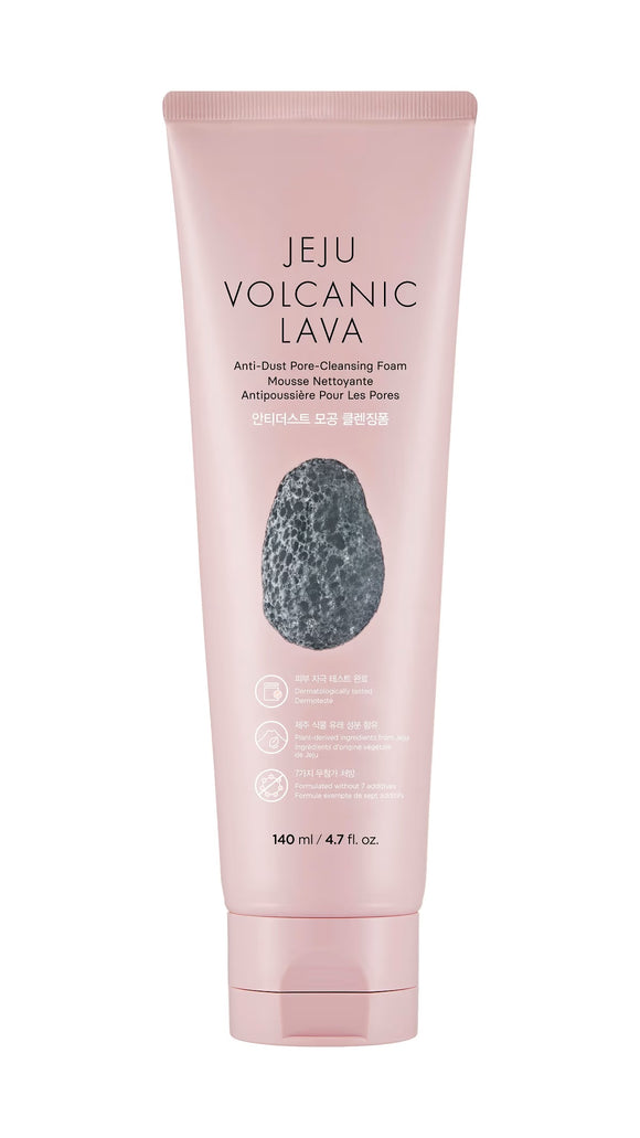 The Face Shop Jeju Volcanic Lava Anti Dust Pore Cleansing Foam (140ml)