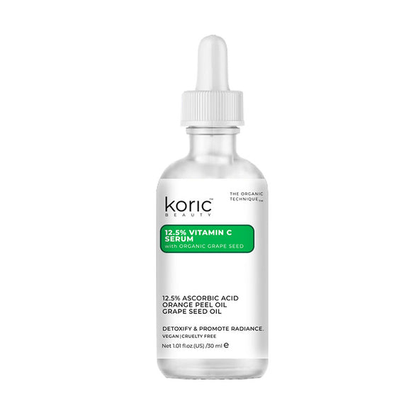 Koric Beauty 12.5% Vitamin C Serum with Organic Grape Seed (30ml)
