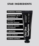 Unpa Cha Cha Black Whitening Charcoal Toothpaste