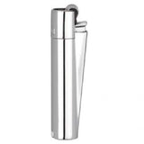 Clipper Metal Cigarette Lighter with Designer Box, Silver