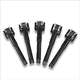 Clipper Metal Cigarette Lighter with Designer Box, Silver with Flint System 5 pcs