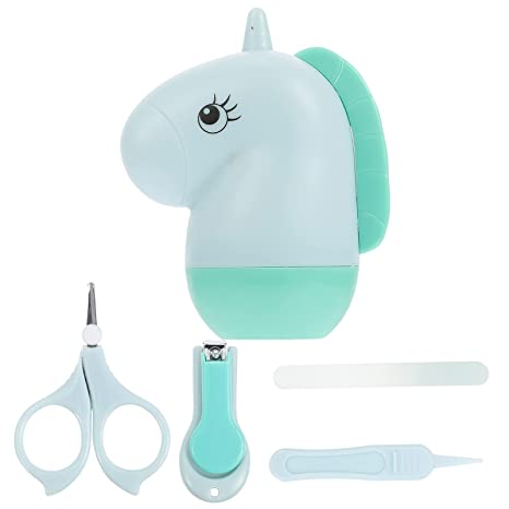 Gartig Unicorn Newborn Baby Nail Care Sets (Scissors, Tweezer, Cutter, Nail File) - 4 pieces