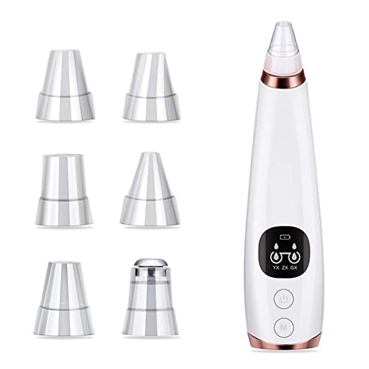 Bronson Professional Micro-crystalline Blackhead Remover Detector Instrument Rechargeable With 6 Nozzles