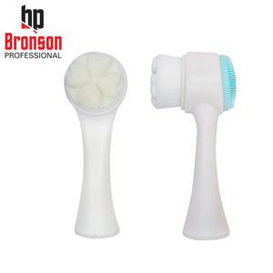 Bronson Professional 2 In 1 Soft Bristles Face Cleansing Brush (Color May Vary)