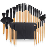Bronson Professional Makeup Brush Set of 32 Pcs With Faux Leather Case