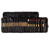Bronson Professional Makeup Brush Set of 32 Pcs With Faux Leather Case