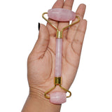 Bronson Professional Rose Quartz Facial Massage Roller