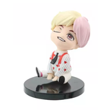 GARTIG Premium BTS 3D Rubber Silicone BTS Army Keychain (Pack Of 7)