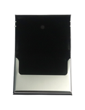 WENTYF PU Leather RFID Blocking Pocket Sized Credit Card Holder, Case Wallet with Magnetic Closure for Men & Women - Black