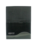 WENTYF RFID Blocking Card Holder, Case Wallet with Magnetic Closure Unisex - Black Stripe