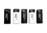 Cricket Electronic Mini, Black & White Disposable Lighters, Pack of 5