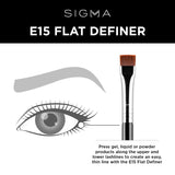 Sigma Beauty Flat Definer Brush - E15