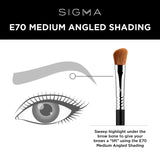 Sigma Beauty Medium Angled Shading Brush - E70