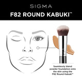 Sigma Beauty Round Kabuki Brush - F82