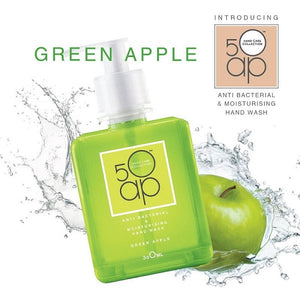 50AP Anti Bacterial Moisturizing Hand Wash - Green Apple (300ml)