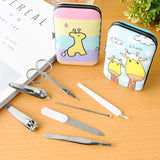 Gartig Manicure Pedicure Set Nail Grooming Kit with Leather Travel Case (Assorted)