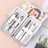 Gartig Manicure Pedicure Set Nail Grooming Kit with Leather Travel Case (Assorted)