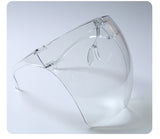 Gartig Goggle Style Face Shield with 180° Safety Coverage (Transparent, Pack 1)