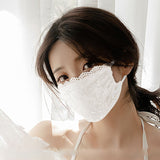 WENTYF Women Designer Delicate Embroidery Applique Premium Washable Dustproof Fashionable Face Mask