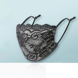 WENTYF Women Designer Delicate Embroidery Applique Premium Washable Dustproof Fashionable Face Mask