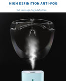 Gartig Goggle Style Face Shield with 180° Safety Coverage (Transparent, Pack 1)