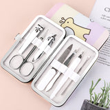 Gartig Manicure Pedicure Set Nail Grooming Kit with Leather Travel Case (Assorted)
