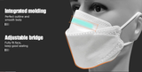 WENTYF Premium Fish Shape KF94 mask | 6 Layers Certified FFP2 Protection | Combo (2pcs)