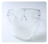 Gartig Goggle Style Face Shield with 180° Safety Coverage (Transparent, Pack 1)