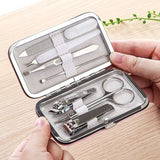 Gartig Manicure Pedicure Set Nail Grooming Kit with Leather Travel Case (Assorted)
