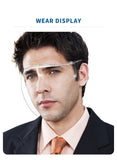 Gartig Goggle Style Face Shield with 180° Safety Coverage (Transparent, Pack 1)