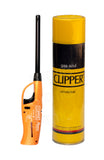 Clipper Neo Flama Matchless flame lighter with refiller 550ml (Choose Color)
