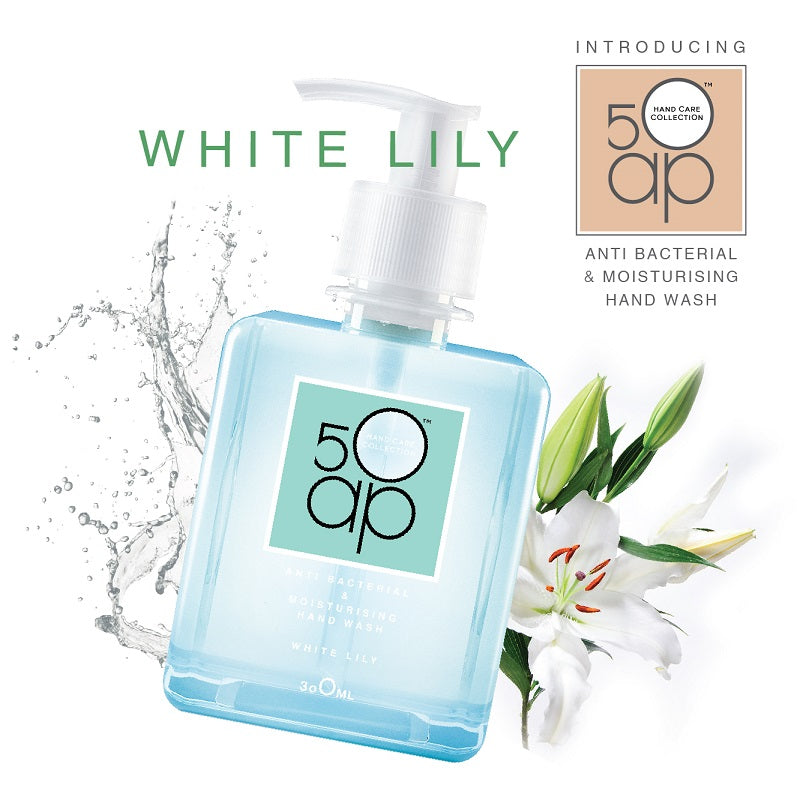 50AP Anti Bacterial Moisturizing Hand Wash - White Lily (300ml ...