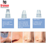 Bronson Professional Blackhead Remover Dermasuction Machine Battery Operated With 4 Nozzles