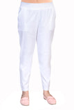 WENTYF Regular Fit Pants/Jeggings with Pockets for Office/Party/Casual (White)