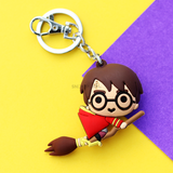 GARTIG Premium Hermione Granger 3D Rubber Silicone Harry Potter Keychain/KeyRing