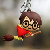 GARTIG Premium Hermione Granger 3D Rubber Silicone Harry Potter Keychain/KeyRing