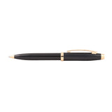 Sheaffer 9322 Gift Set Ballpoint Pen – Black With Gold Tone And Gold-Chrome Table Clock