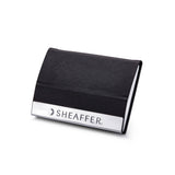 Sheaffer Set 9317 Gift Set Ballpoint Pen – Matte Black With Nickel-Plating And Business Card Holder